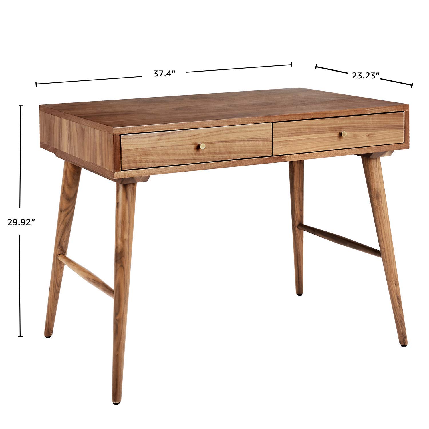 Desk with dimensions